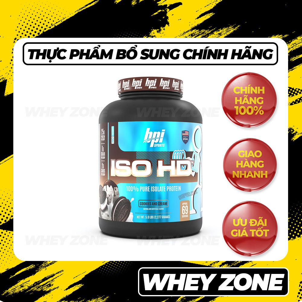 Bpi Sport Iso Hd 100% Pure Isolate Protein Whey