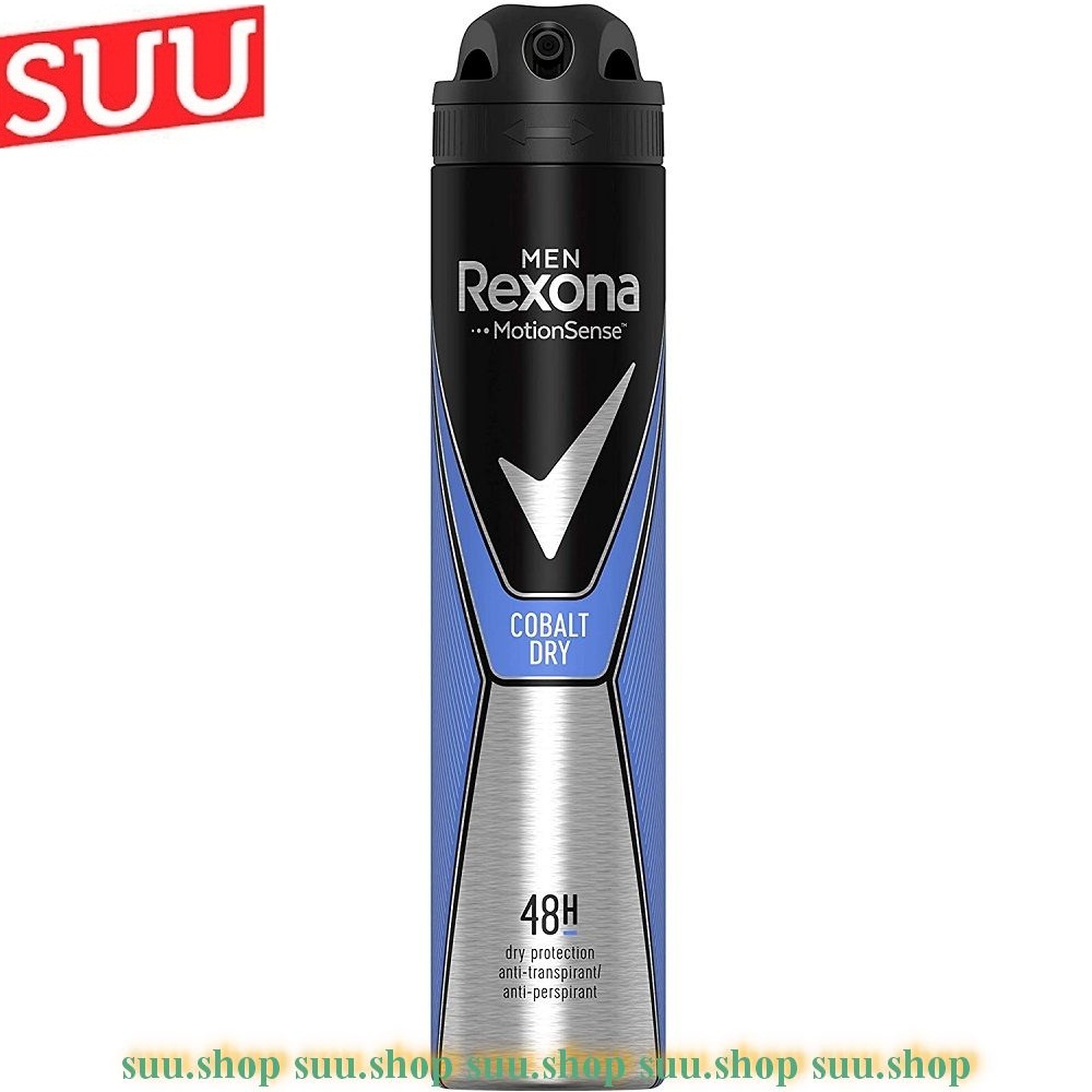 Xịt khử mùi nam 200ml rexona cobalt dry