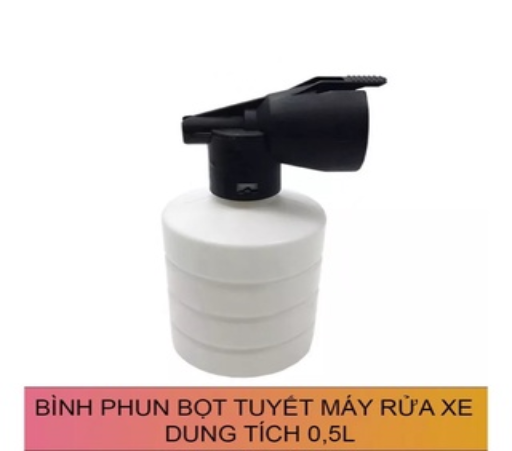 Bình phun bọt tuyết máy rửa xe