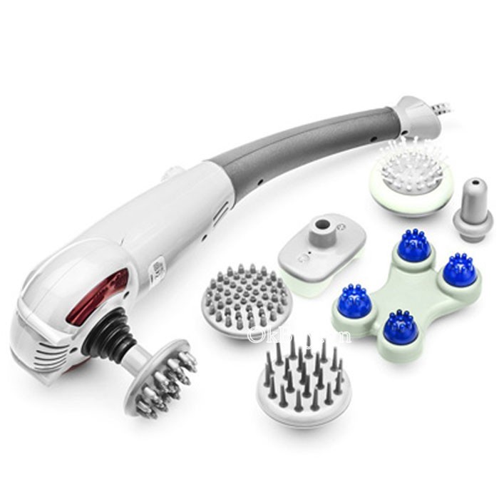 Máy massage 7 đầu magic king , máy massage toàn thân cầm tay hồng ngoại 7 đầu magic king massager đa năng , máy massage thế hệ mới cầm tay trị đau mỏi căng cơ nhanh chóng giải tỏa cơn đau nhức , bảo hành 12 tháng toàn quốc.