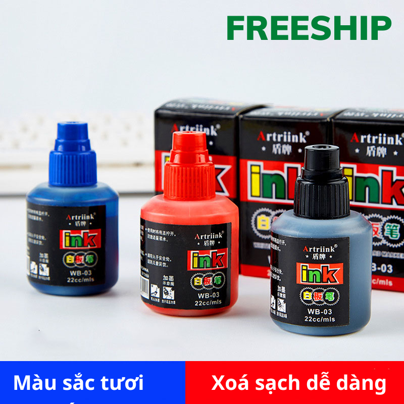 Mực bảng trắng mực đổ bút lông bảng trắng 22ml vtl shop