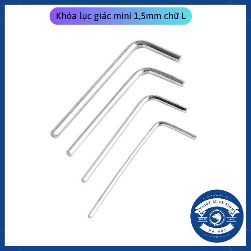 Khóa lục giác mở vòi nước, cây lục lăng 1.5mm inox chữ L -PK131