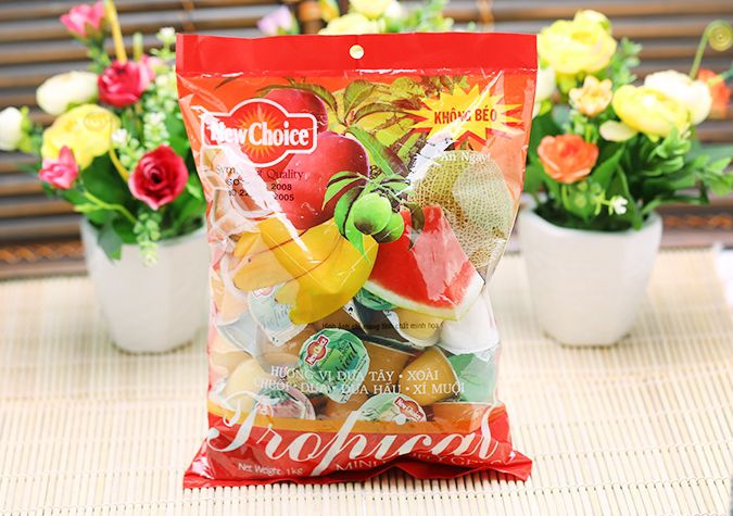 Thạch rau câu new choice hương trái cây nhiệt đới /khoai môn/ dừa- gói 1kg