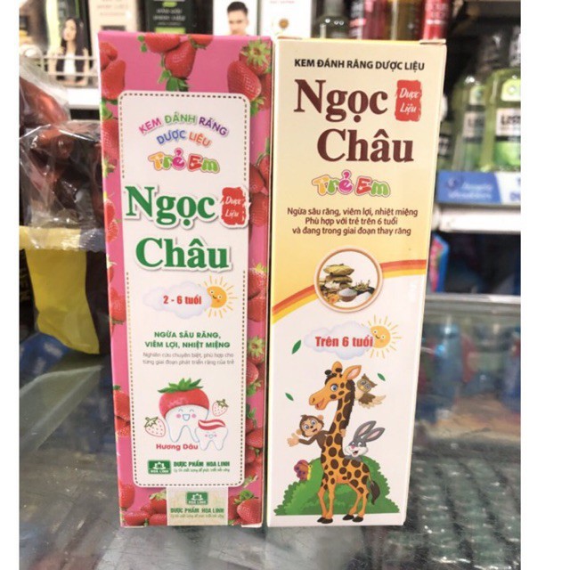 Kem đánh răng Ngọc Châu trẻ em 70g