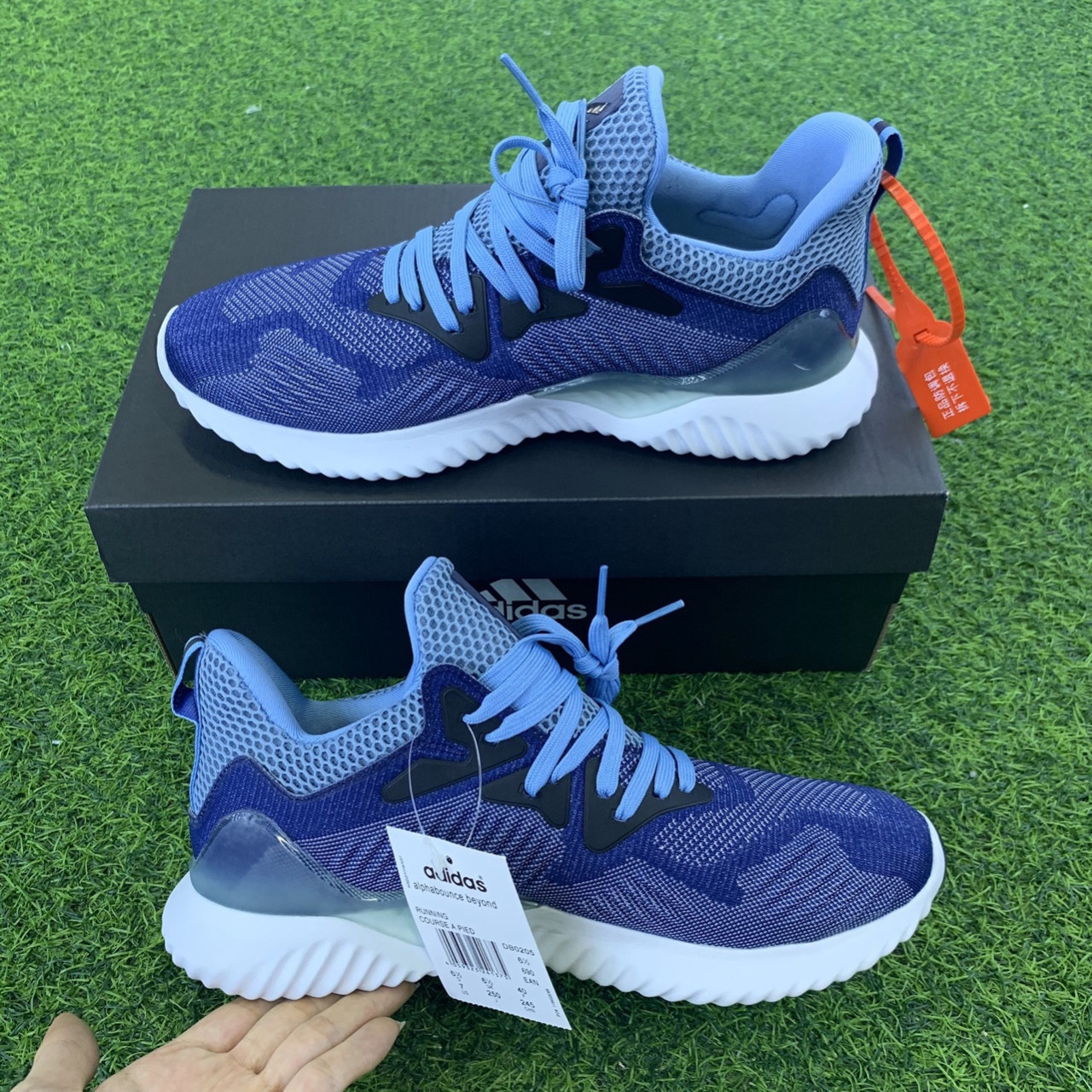Giầy thể thao Alphabounce beyond xanh thời trang nam nữ