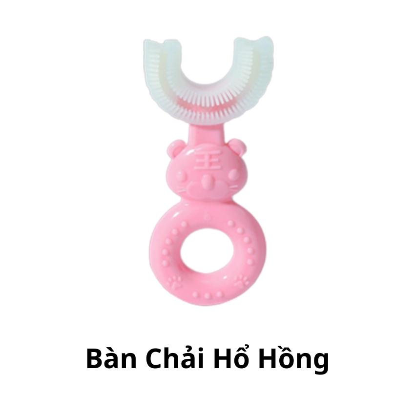 Bàn Chải Đánh Răng Chữ U Cho Bé Từ 2-6 Tuổi, Cốc Hình Thú Ngộ Nghĩnh, Bọt Đánh Răng Hương Trái Cây Đánh Sạch Răng Mọi Góc Độ - DG61