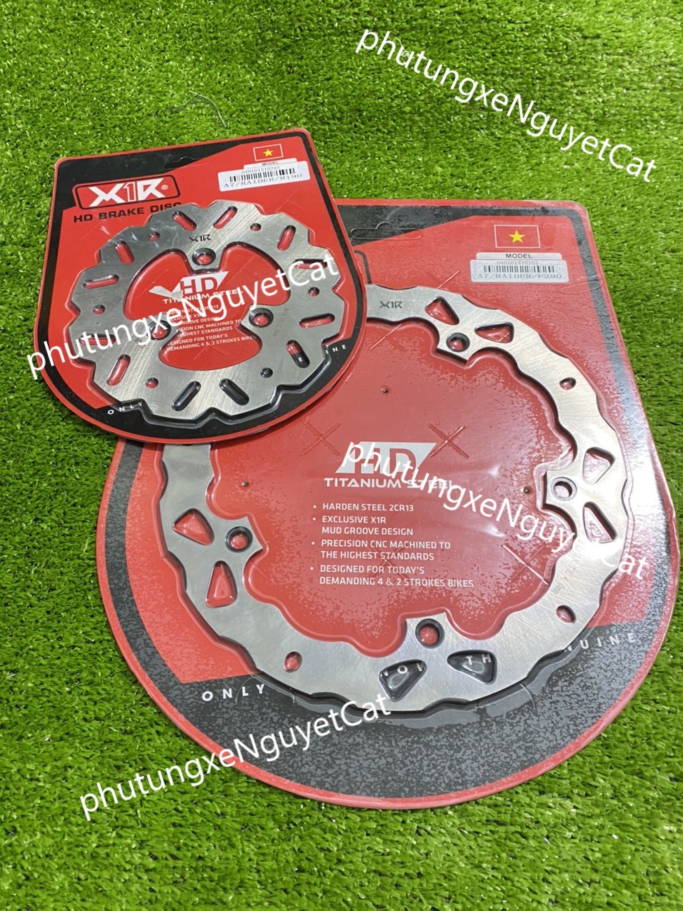 Cặp dĩa trước sau x1r Satria