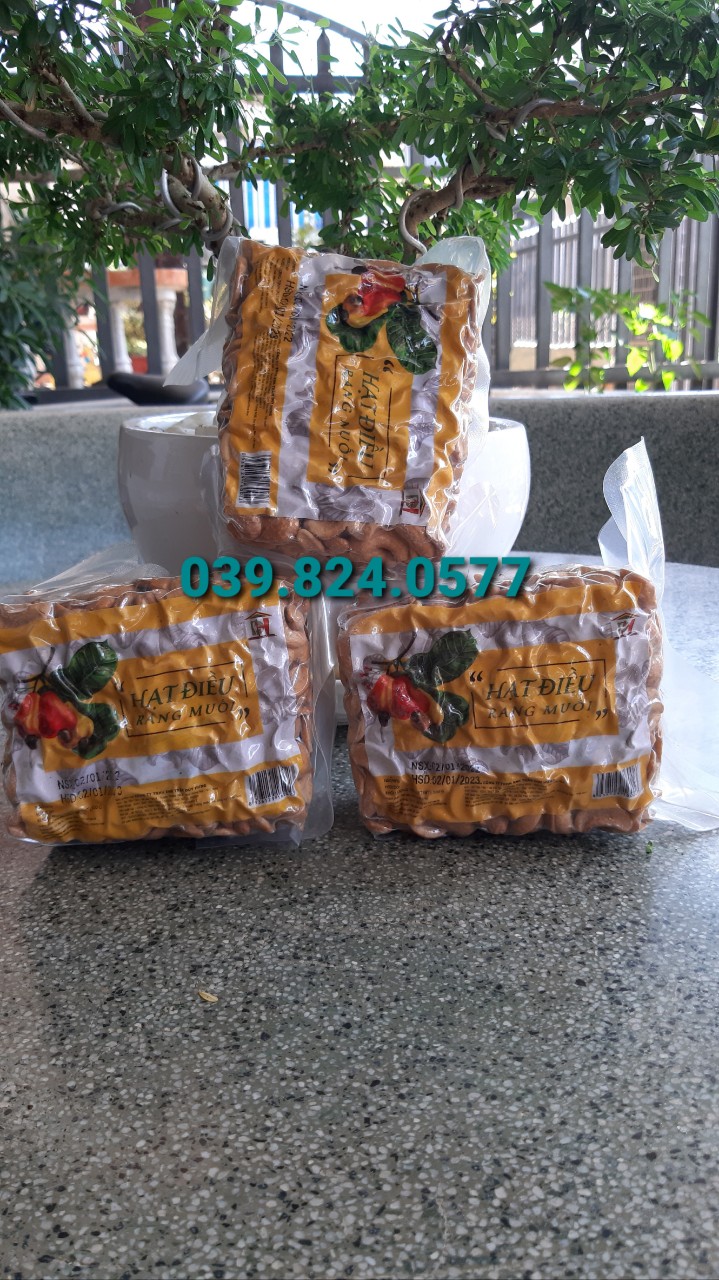 Combo 1kg hạt điều rang muối bể/vỡ đã bóc sạch vỏ lụa