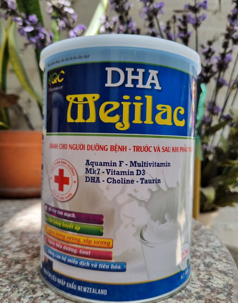 Sữa y tế- Physomer Mejilac  DHA  dành cho người dưỡng bệnh trước và sau phẫu thuật, người tiểu đường, loãng xương