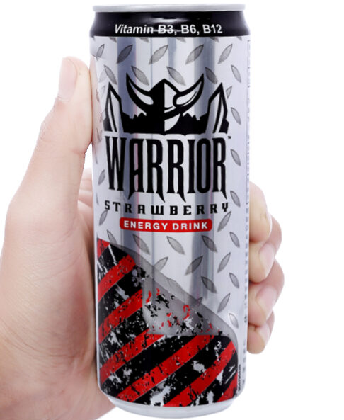 [ Hoả Tốc ] - Thùng 24 lon - Nước Tăng Lực Warrior Hương Nho 320ml