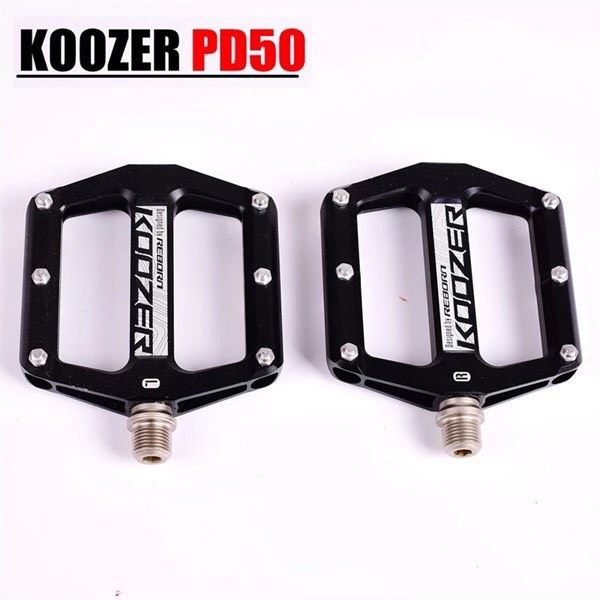 Pedal Koozer PD50 3 vòng bạc đạn, chất liệu nhôm nguyên khối CNC