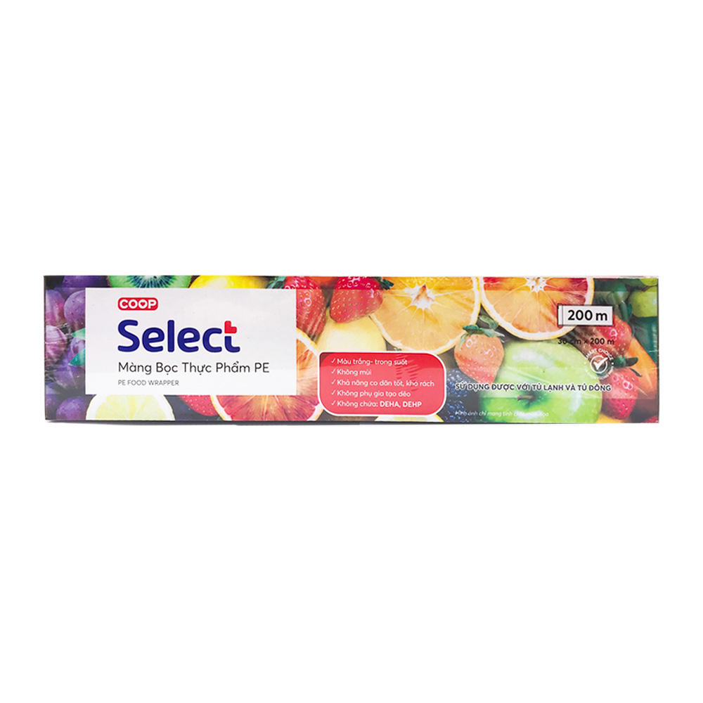 Màng bọc thực phẩm pe select coop 200m