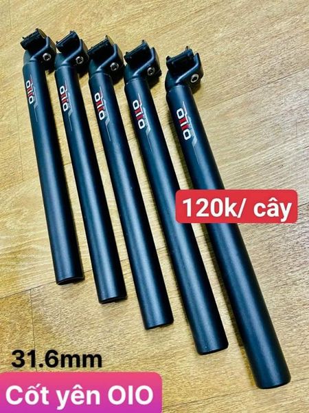 Cốt yên nhôm hiệu oio 31.6mm cho xe đạp