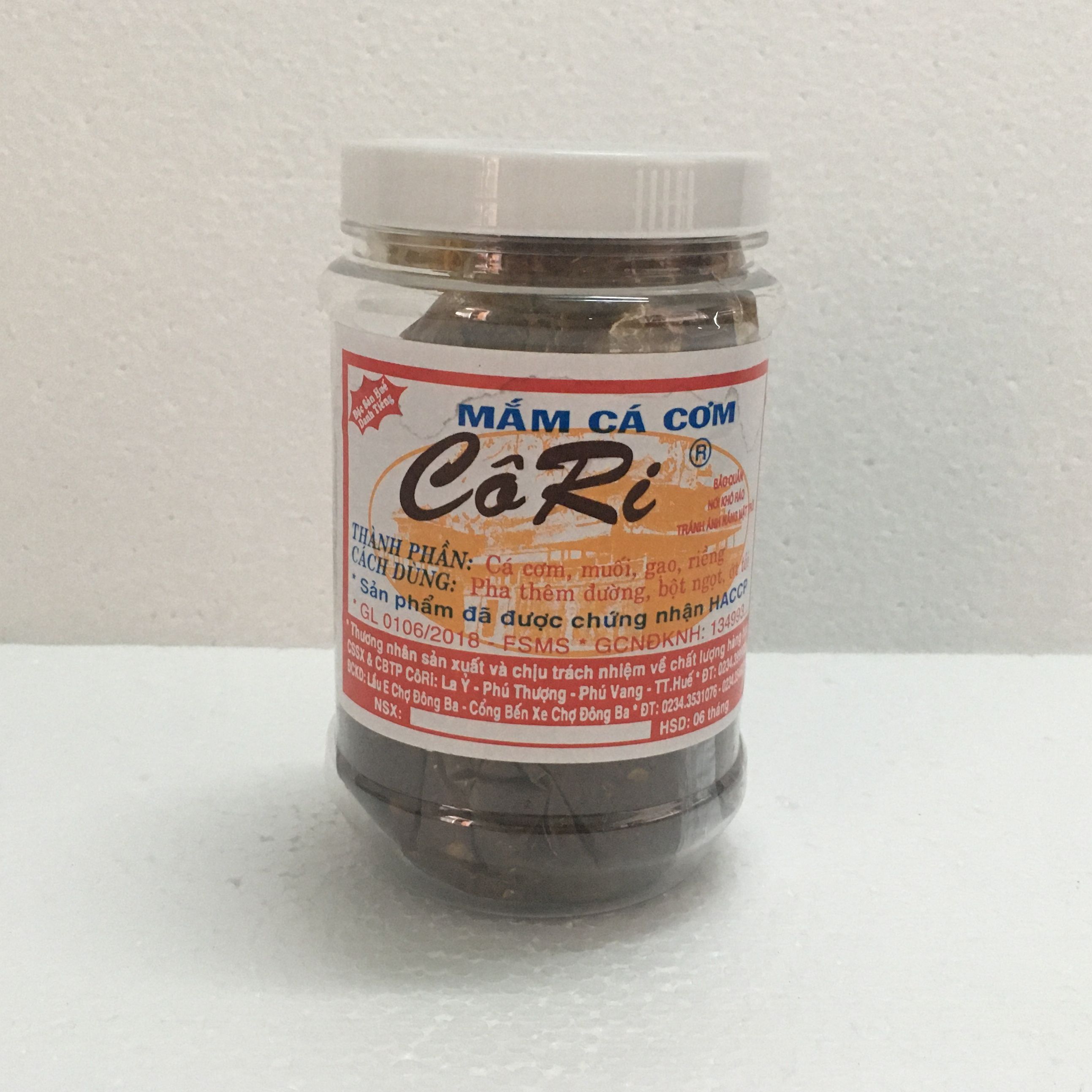 Mắm cá cơm nguyên con cô ri 500gr - đặc sản huế