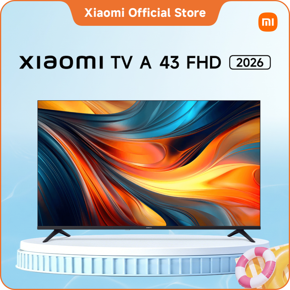 Xiaomi TV A 43 FHD 2026 |43Inch Màn hình bảo vệ mắt với chất lượng hình ảnh vượt trội | Bề mặt kim loại bắt mắt với thiết kế khung viền siêu mỏng | Âm thanh phong phú với Dolby Audio™ , DTS:X, DTS Virtual:X