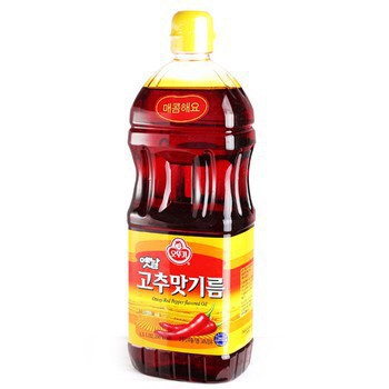 Tinh Dầu Ớt Cao Cấp Nấu Mỳ Cay Cấp Độ Ottogi 1,5 l/can
