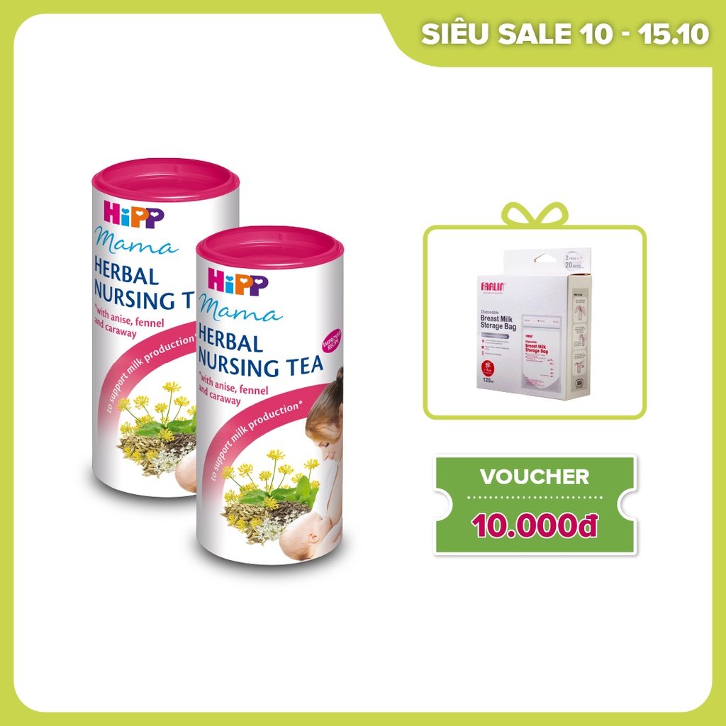 Trà cốm lợi sữa HiPP dành cho phụ nữ cho con bú 200g