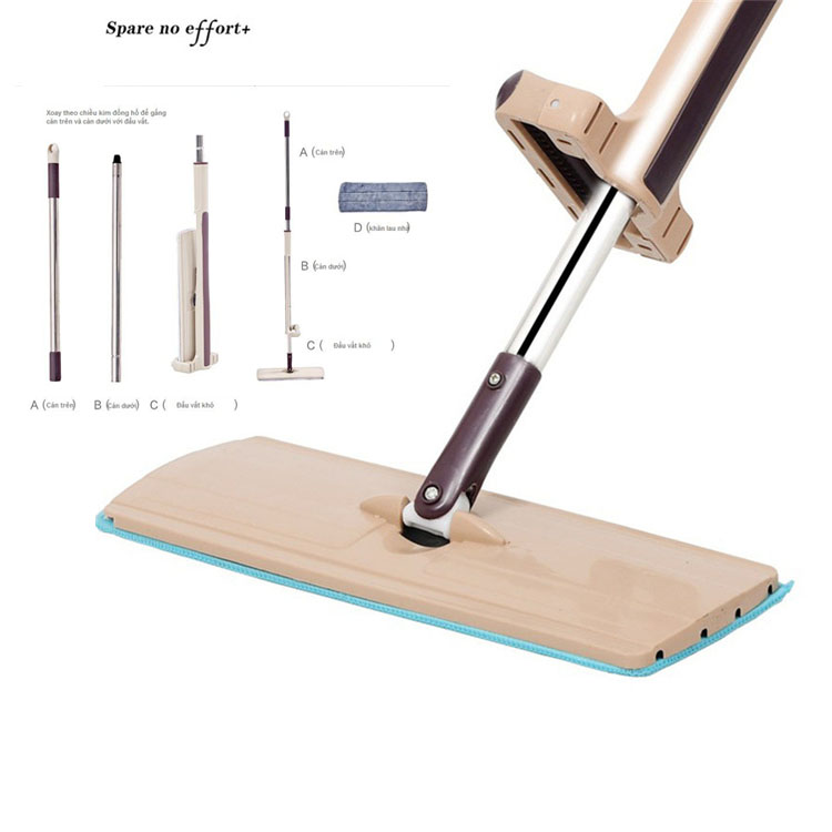 Cây Lau Nhà Thế Hệ Mới Chổi Lau Nhà Tự Vắt Spin Mop Thông Minh Thiết Kế Đẹp Mắt Chất Liệu Nhựa Cao Cấp Thân Inox Bền Đẹp Chắc Chắn Sợi Vải Mềm Thấm Hút Tốt Làm Sạch Sàn Nhanh Và Sạch.