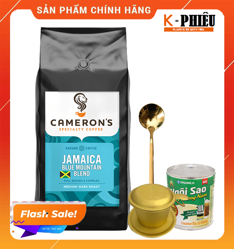 Cà phê rang xay nguyên chất robusta túi 500gr hương vị tuvalu kprdl-im417 dark