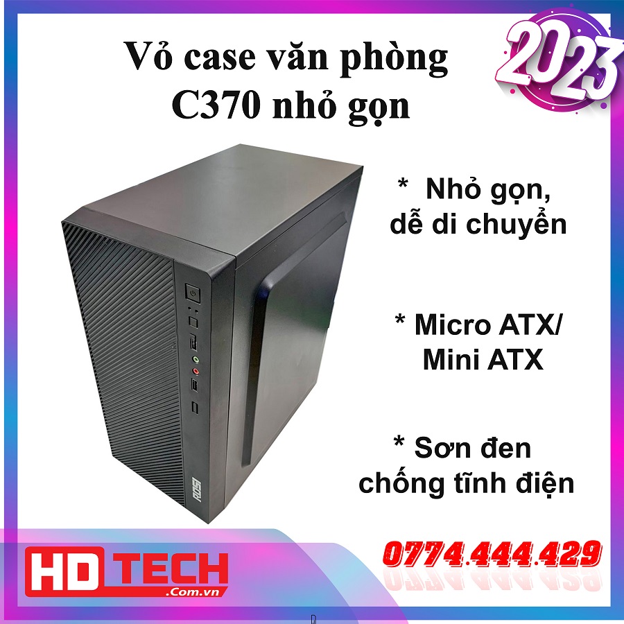 Compact C370 Office Computer Case (M-Atx/Mini Atx) Giá 190,000 Đồng*Miễn phí vận chuyển