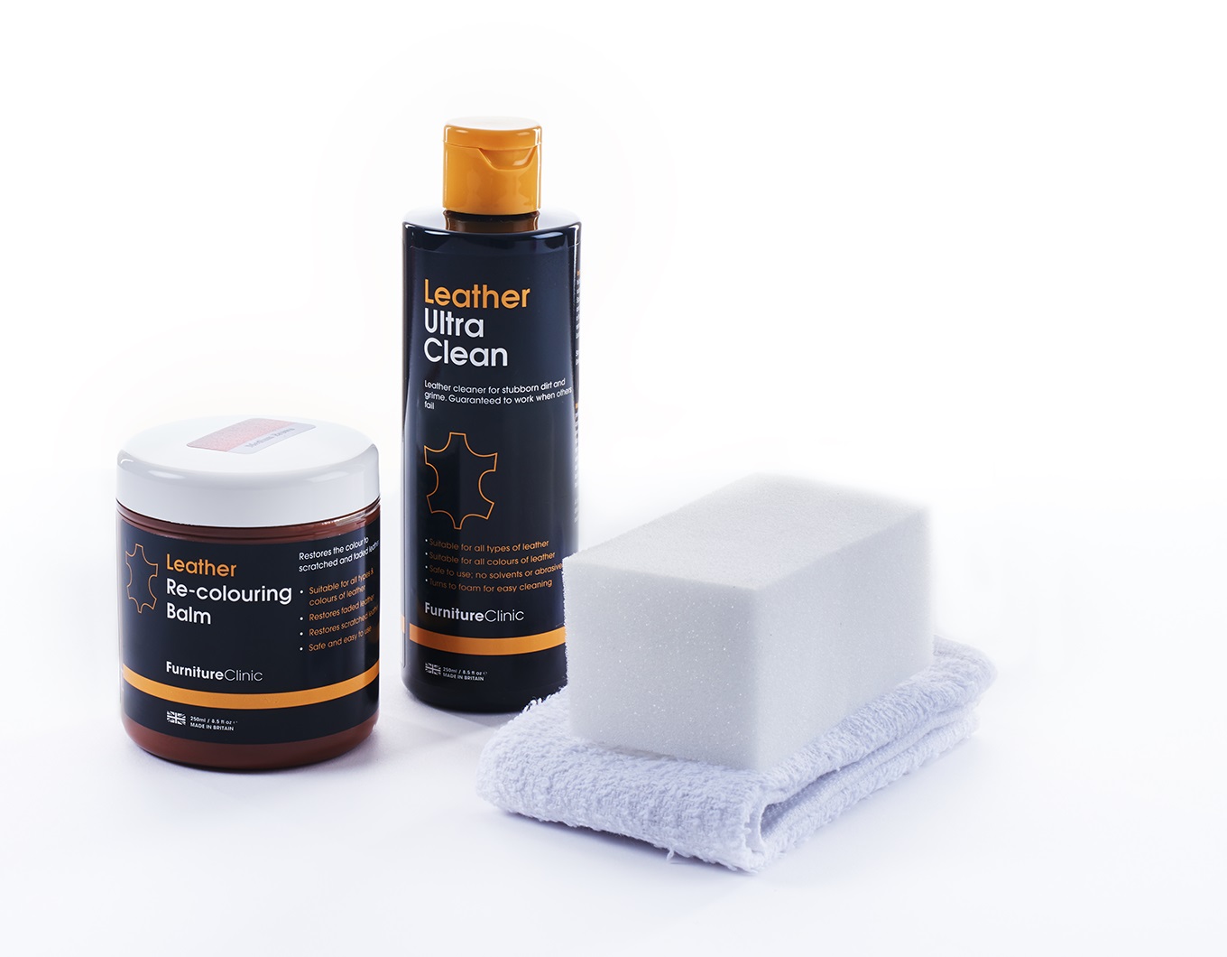 Vệ sinh ghế sofa da và nhuộm ghế sofa bị bạc màu - Balm Leather Kit màu nâu