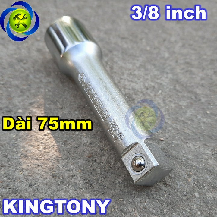 Đầu nối dài 3/8 kingtony 3221-03 dài 75mm đầu vuông 9.5mm
