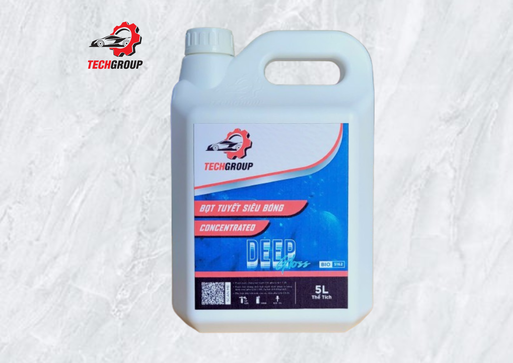 Bọt tuyết siêu bóng Techgroup 5162 5 Lít