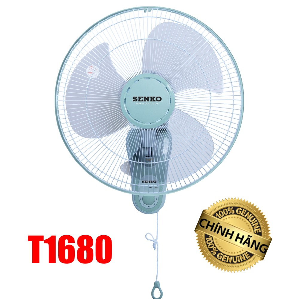 [HCM]Quạt treo tường 1 dây senko T1680