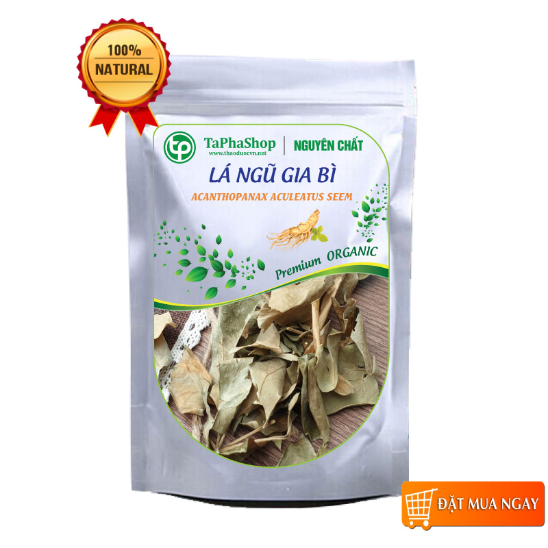 Lá ngũ gia bì sấy khô 1kg , Trà lá ngũ gia bì - Tấn Phát