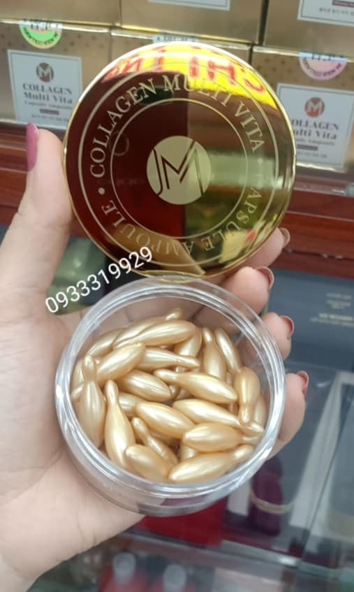 Collagen tươi multi vita ampoule Hàn Quốc - Hộp 38 viên - mẫu mới