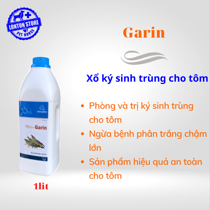 VEMEDIM Vime Garin tôm Xổ ký sinh trùng cho tôm - Lonton store