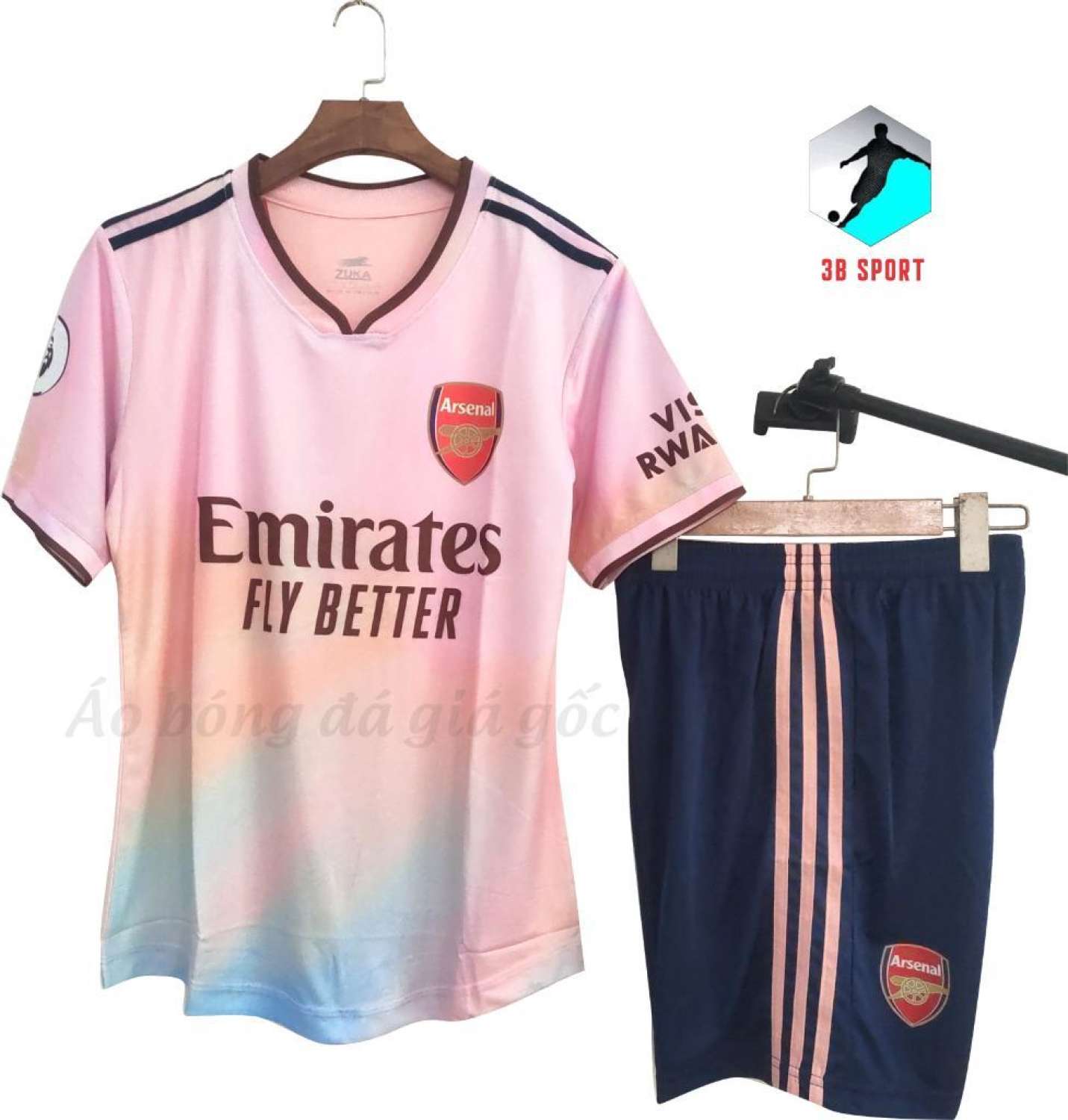 Bộ quần áo bóng đá Arsenal 7 màu thun thái