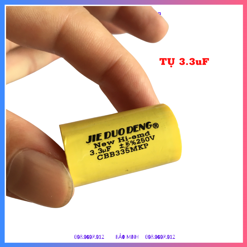 Tụ cản loa treble 1.5uf 2.2uf 3.3uf 4.7uf 250v - tụ phân tần loa cao cấp - phân tần loa