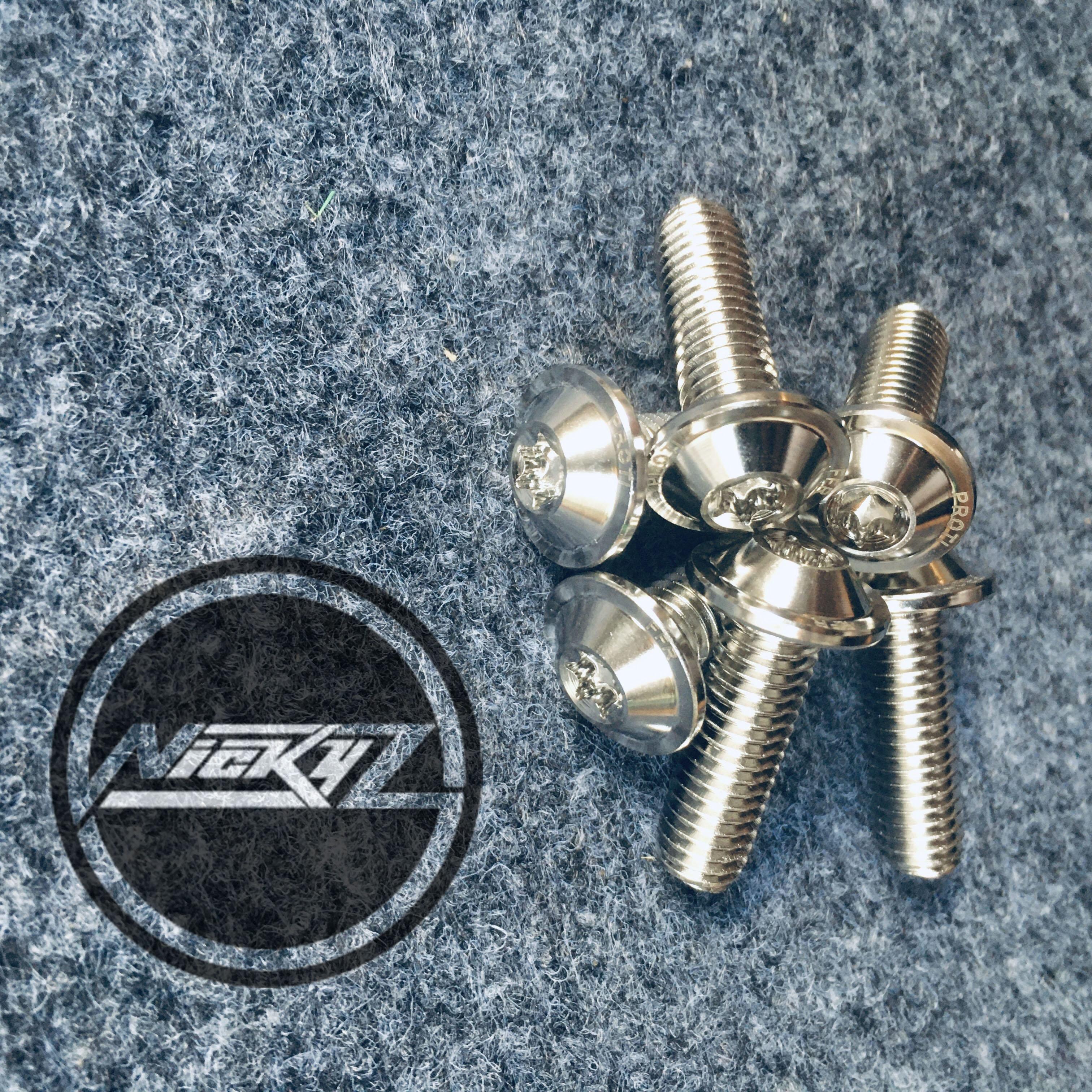 [ NICKY ] Bộ 6 con Ốc Dĩa Inox proti trước Winner 8ly2