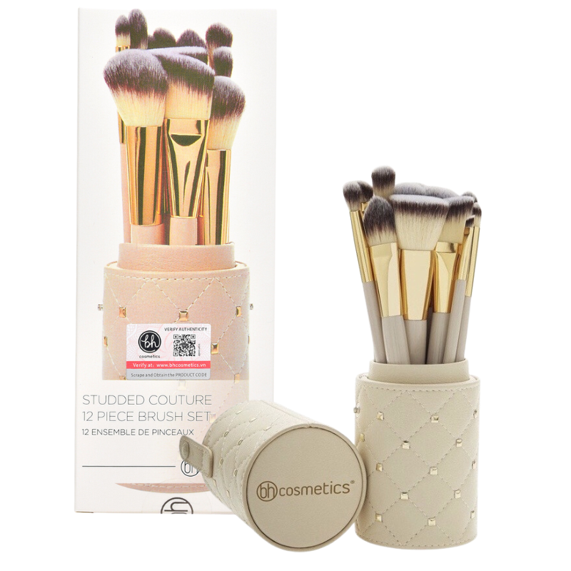Bộ Cọ Trang Điểm 12 Cây Bh Cosmetics Studded Couture