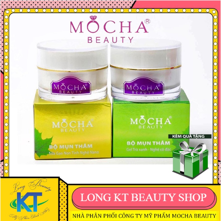 【Cửa Hàng Chính Hãng Mỹ Phẩm Mocha- Hàn Quốc】Bộ trừ mụn Đông Y Mocha 2 Hộp 60gr Bộ đôi chuyên trừ tất cả các loại Mụn ,Thâm,Nám Mocha