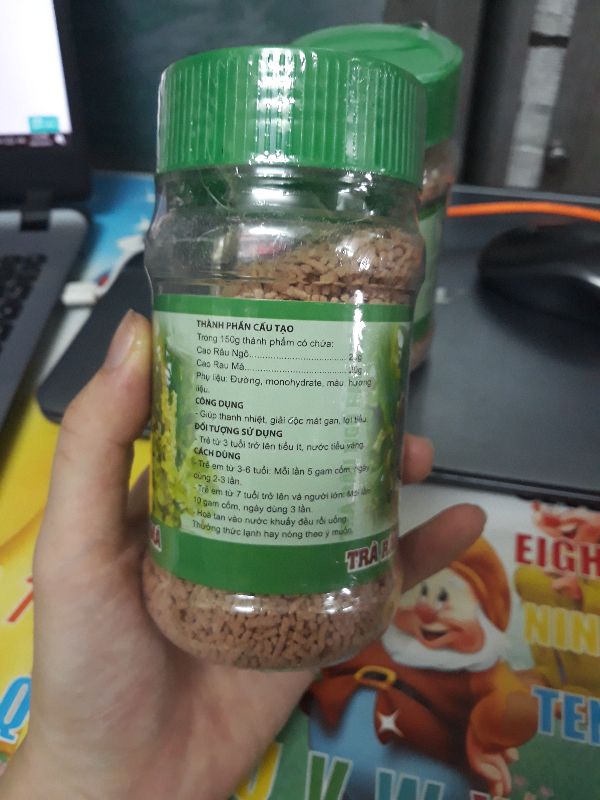 TRÀ THANH NHIỆT RÂU NGÔ RAU MÁ