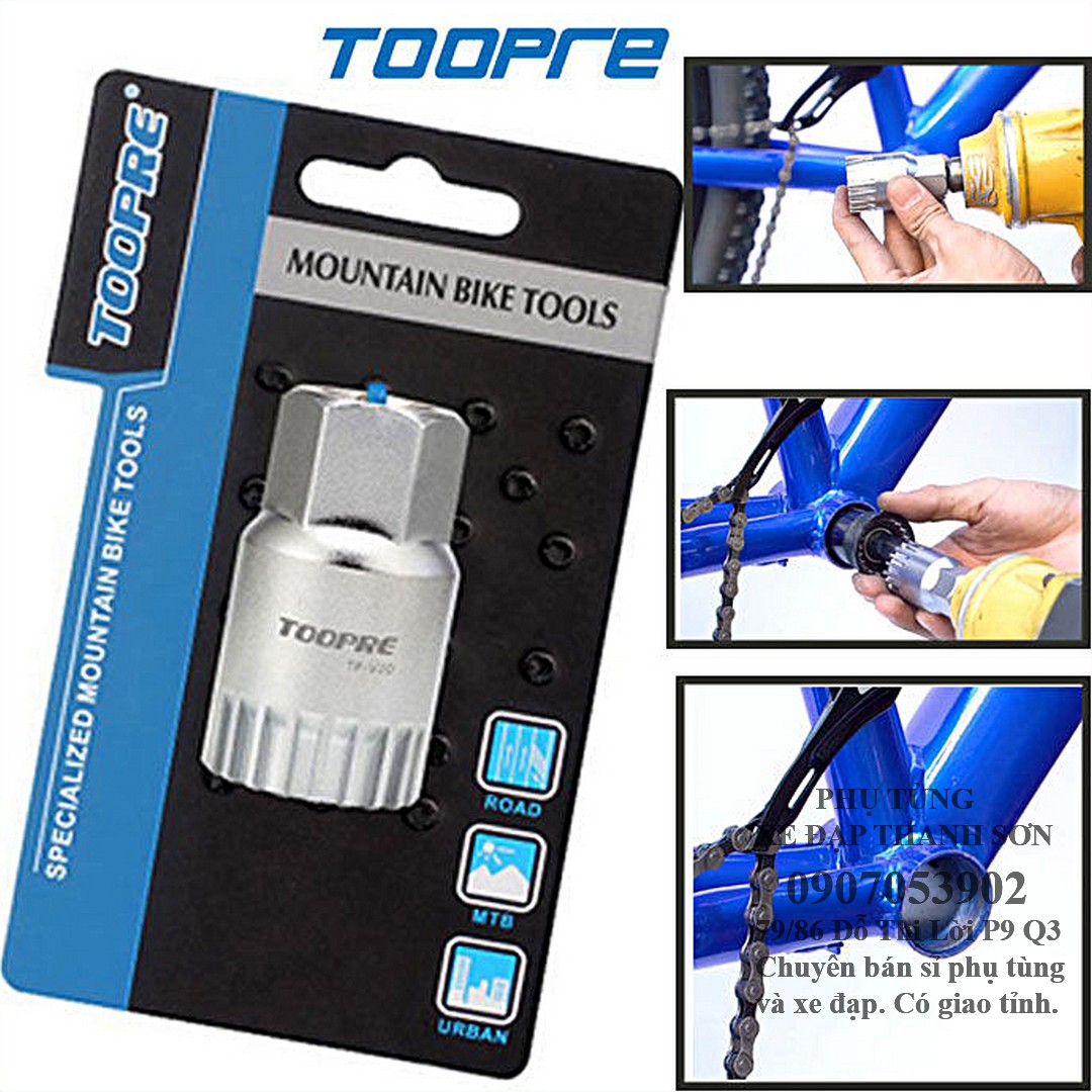 Cảo đùi đĩa,Vam tháo trục giữa bạc đạn,Dụng cụ tháo sên, Cờ Lê,Dụng cụ tháo líp thả,líp vặn,Dụng cụ móc lốp,Chén rút căm