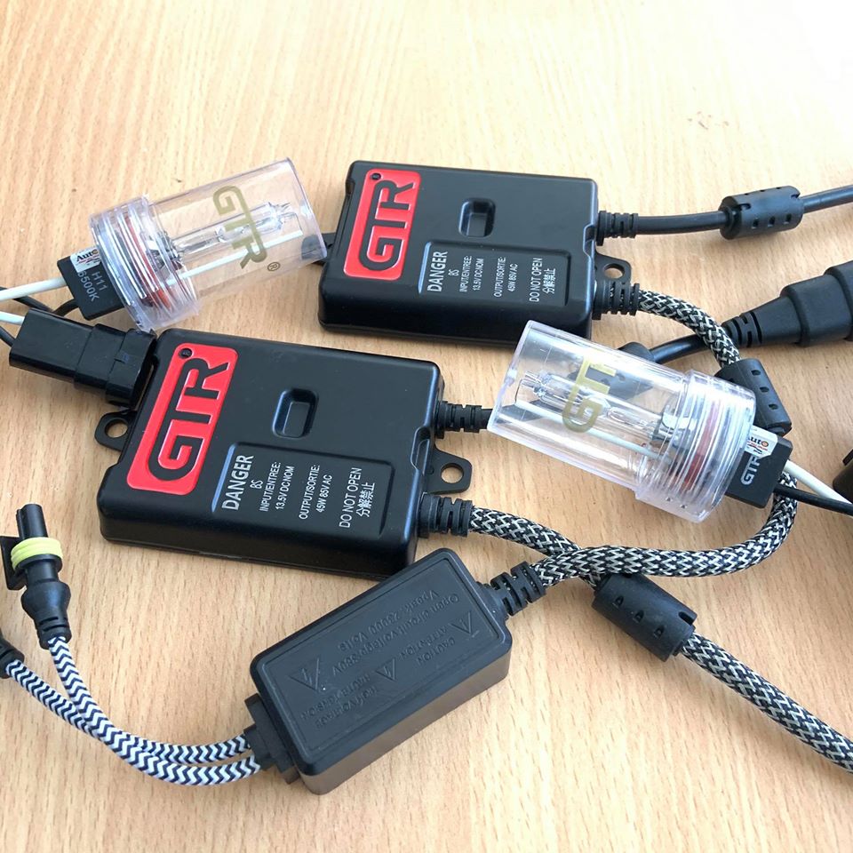 Đèn xenon và Ballast 45W GTR JAPAN bảo hành 2 năm chân H11, H7, 9005, 9006, 9012