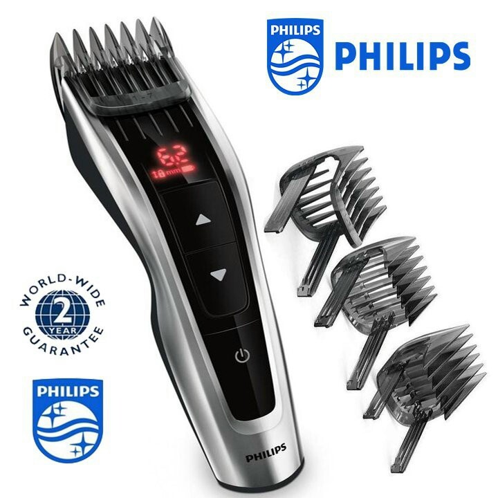Tông đơ cắt tóc cao cấp nhãn hiệu Philips HC9420/15, tích hợp 3 cữ lược - Bảo hành 24 Tháng Chính Hãng