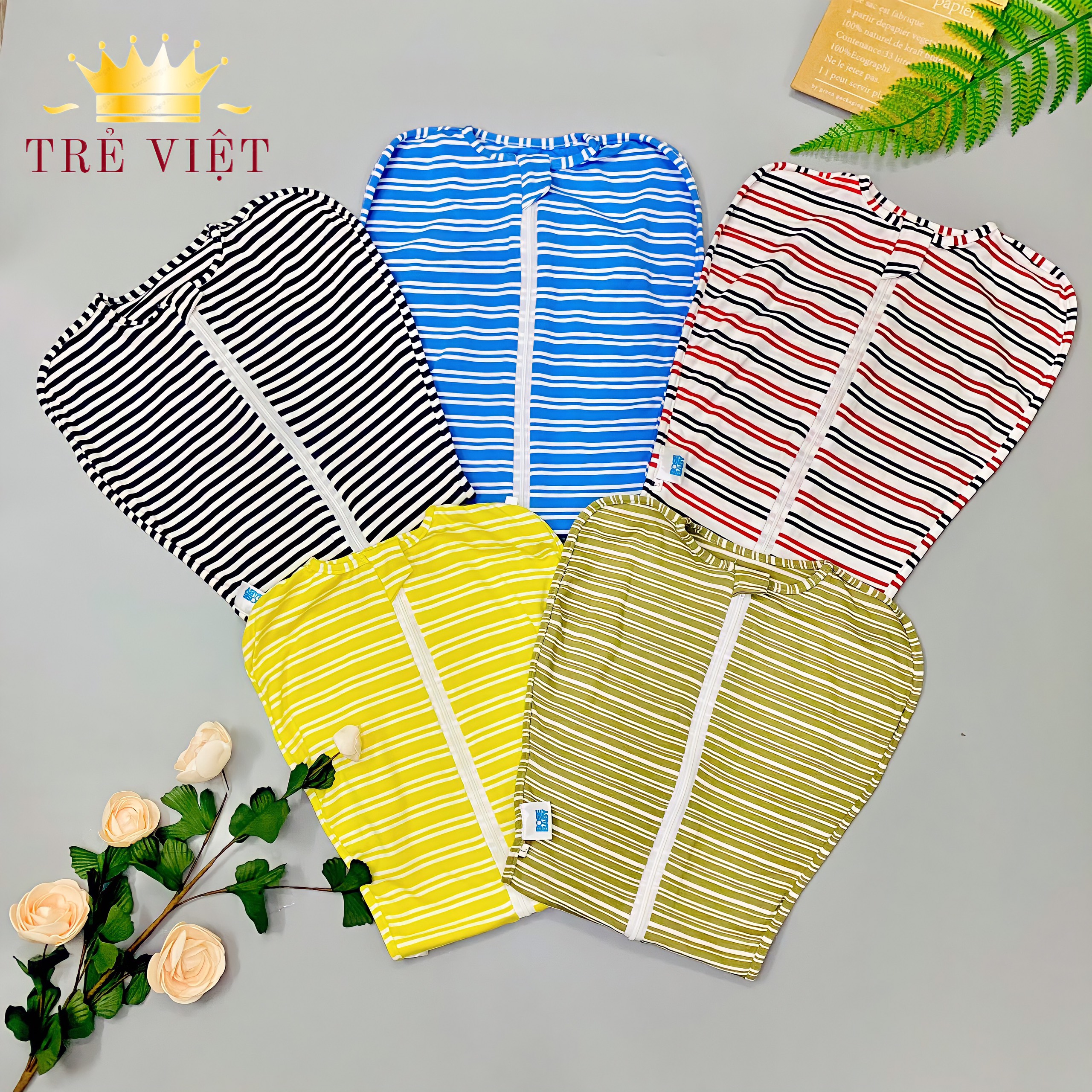 Nhộng chũn, quấn chũn bé sơ sinh, ảnh sản phẩm shop chụp thật 100%,, vải cotton thông thoáng, giúp bé ngủ ngon giấc, chũn ngủ hàng Việt Nam