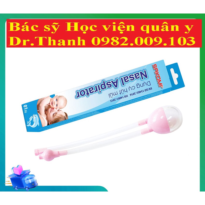Dụng cụ hút mũi sakomi vệ sinh mũi an toàn hiệu quả cho bé - tanaphar