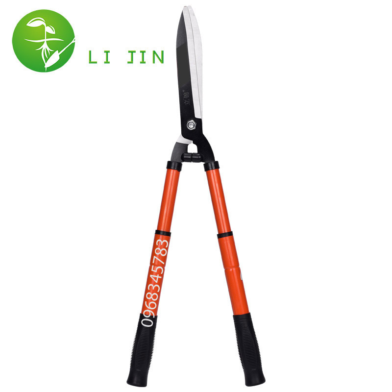Kéo cắt tỉa cây cảnh, hàng rào màu cam 2 nấc tiện lợi