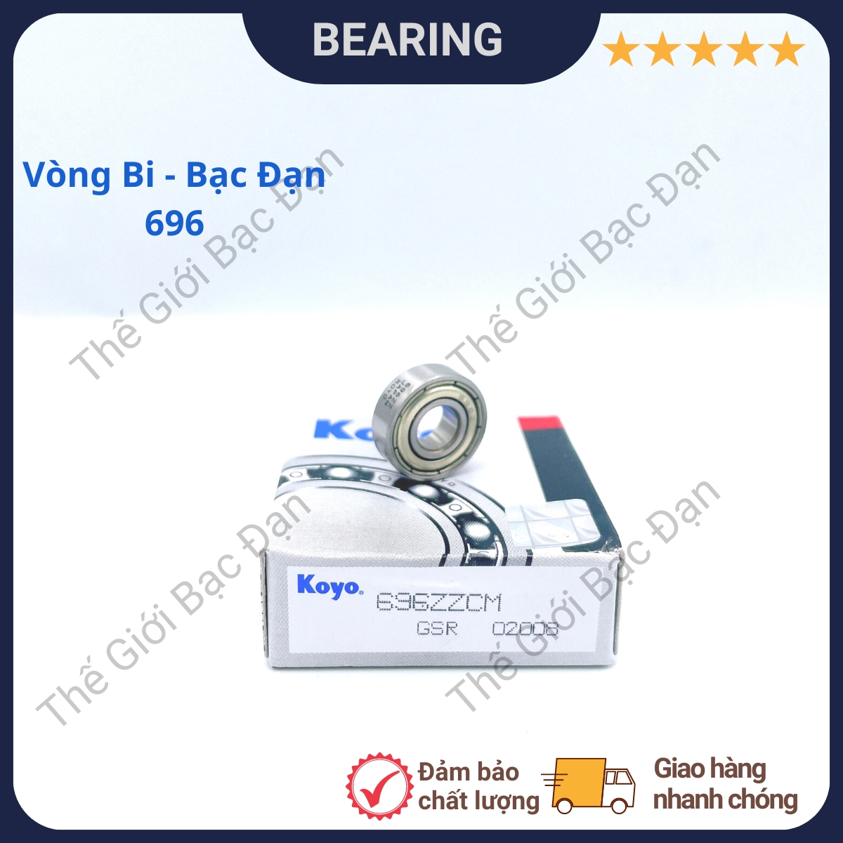 Vòng bi bạc đạn 696 zzcm koyo - hàng đẹp - chất lượng cao - thế giới bạc đạn