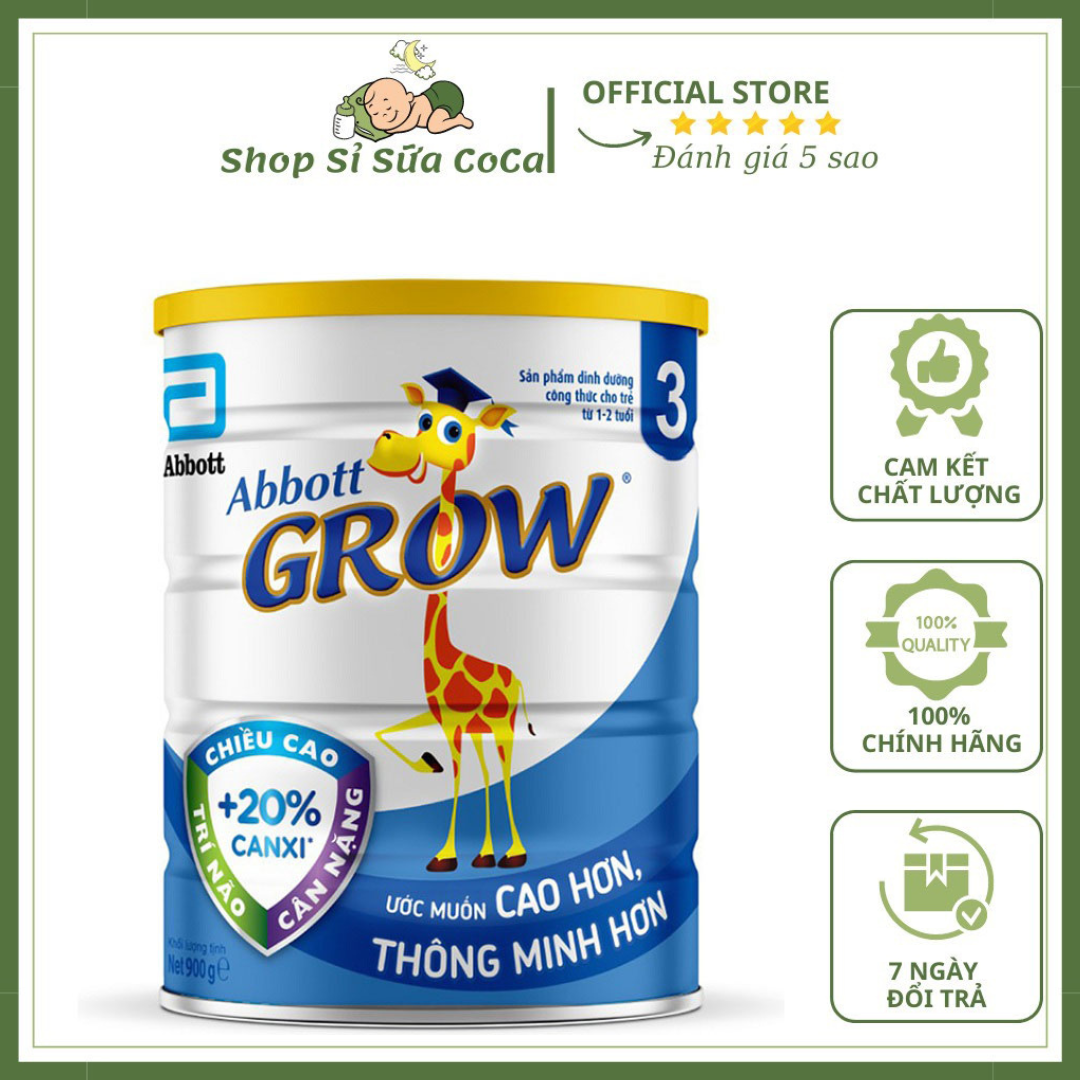 Sữa bột abbot grow 3 900gr