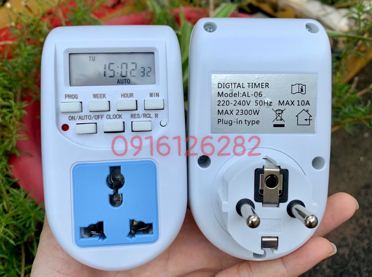Ổ cắm hẹn giờ điện tử AL-06 220v,công tắc hẹn giờ, timer hẹn giờ tự động
