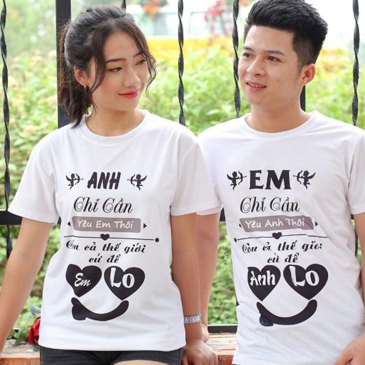 Lịch Sử Giá Hàng Đẹp- Áo Thun Đôi Em Chỉ Cần Anh Chỉ Cần Ý Nghĩa Cập Nhật  7/2023 - Beecost