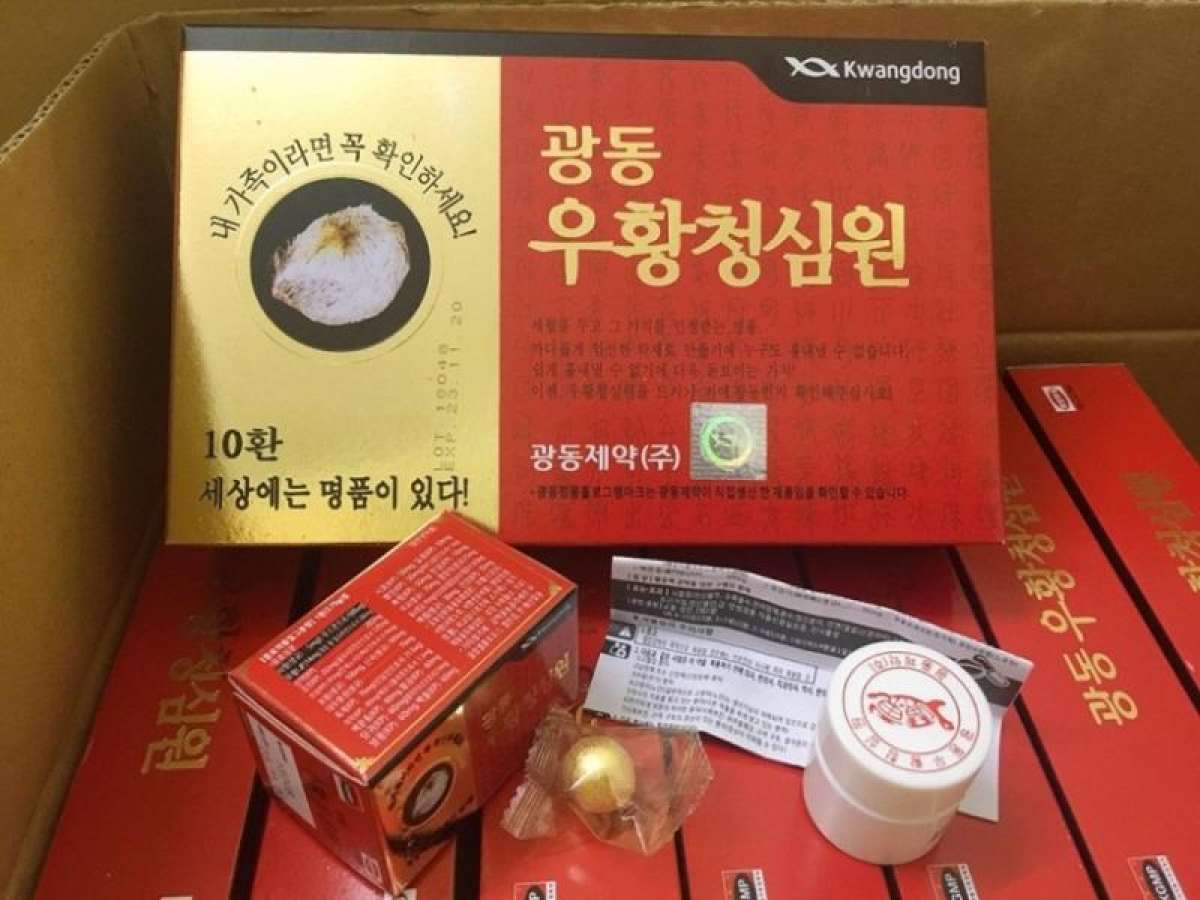 An cung ngưu hoàng hoàn Kwangdong Xịn Nội địa Hàn Quốc hàng tem bạc hàm lượng cao - Phòng chống đột quỵ tại biến Hàng Mời về 2019