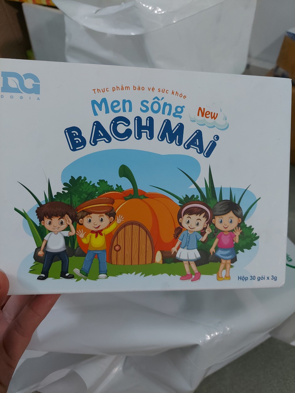 Men Sống Bạch Mai New,Công thức cải tiến mới.Hộp 30 gói
