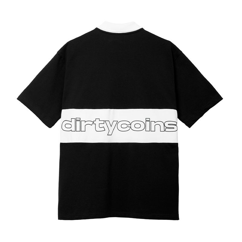 Áo Polo Dirty coins - Đen - Local brand